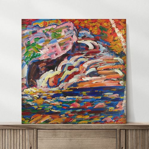 Obraz na płótnie abstrakcja Hartley 100x100 cm na Arena.pl