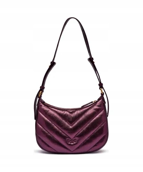 Torebka Pinko Skórzane hobo HALF MOON MINI zdjęcie 3