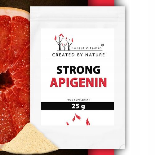 APIGENINA 25g APIGENIN CZYSTA 98% ZDROWIE MOCNA 125 PORCJI na Arena.pl