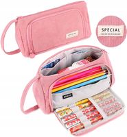 Duży Rozkładany Piórnik Kosmetyczka 3W1 Saszetka