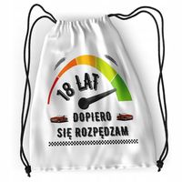Plecak Urodziny 18 18Te Sportowy Szkolny Worek Z Nadrukiem Ze Zdjęciem