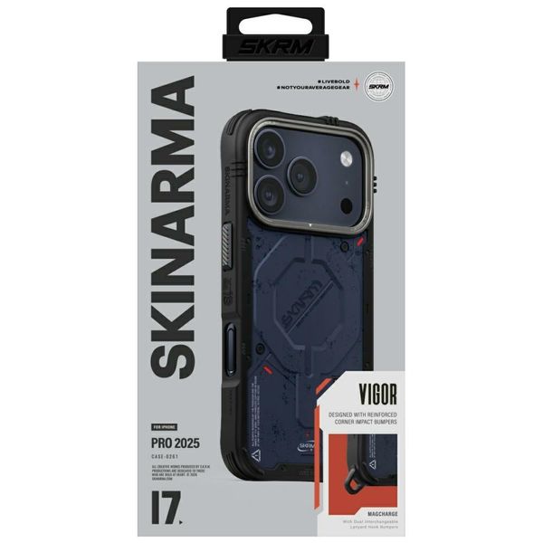 etui skinarma vigor magsafe do iphone 17 pro niebieski zdjęcie 5