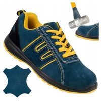 Buty robocze męskie Półbuty Sportowe zamszowe z Metalowym Noskiem S1 BHP