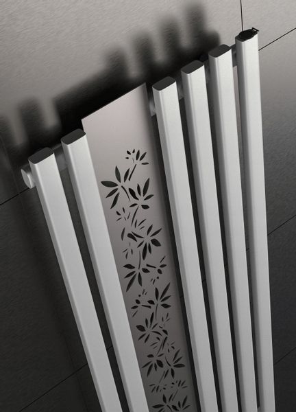 Grzejnik dekoracyjny FLOWER 180x60 SILVER zdjęcie 5