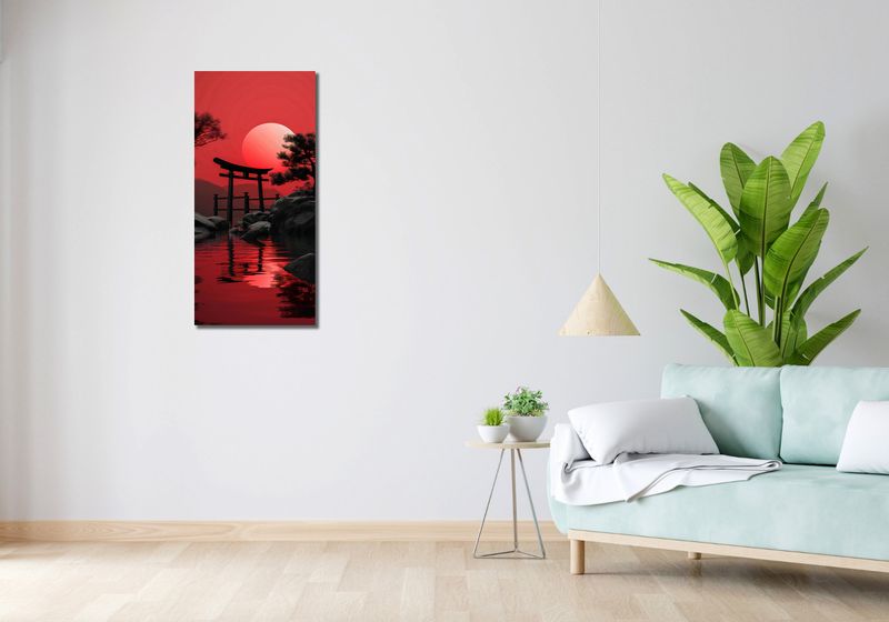 Obraz 40x90cm Świątynia przy Ciszy zdjęcie 2