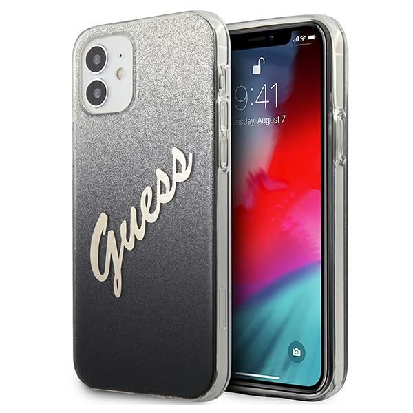 Etui Guess do iPhone 12 mini, Czarny zdjęcie 1