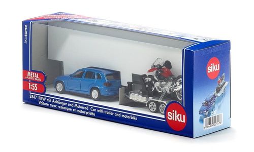 Samochód + przyczepa z motorem na Arena.pl