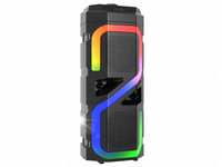 Tracer Natrix głośnik TWS Bluetooth 5.0 Radio FM USB LED RGB KARAOKE