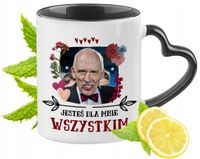 Korwin Nowa Nadzieja Kubek Czarny Z Uszkiem W Kształcie Serca Na Prezent