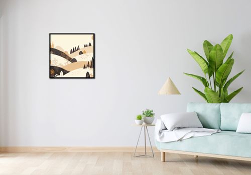Plakat 60x60cm Jesień w Wzgórzach na Arena.pl