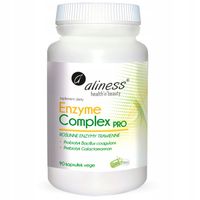 Aliness Enzyme Complex PRO 90 kaps. na trawienie wzdęcia gazy refluks
