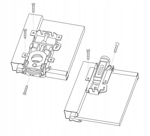 WÓZEK DOLNY ŁOŻYSKOWANY ROLKA DO SZAFY I DRZWI PRZESUWNYCH INDECO 2szt na Arena.pl