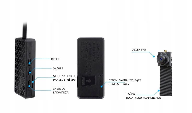 MINI KAMERKA WiFi ANDROID iOS REAGUJĄCA NA RUCH zdjęcie 6
