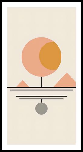 Plakat 50x100cm Geometryczna Utopia na Arena.pl