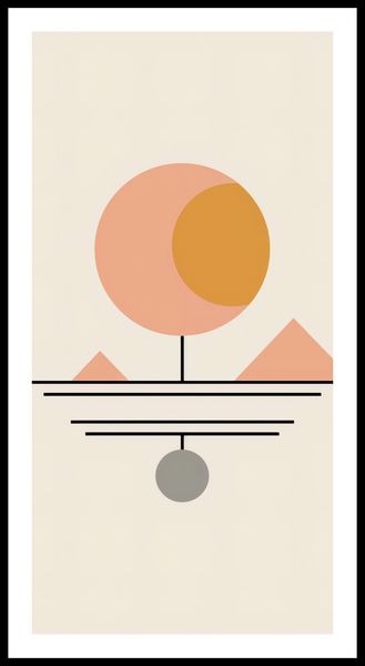 Plakat 50x100cm Geometryczna Utopia zdjęcie 3