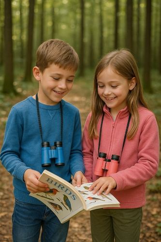 Lornetka Dla Dzieci Zabawkowa 4x30 Podręczna Kieszonkowa Powiększenie Lupa na Arena.pl