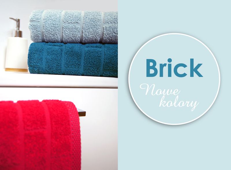 Ręcznik Brick 70x140 Greno Kremowy zdjęcie 9