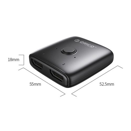 Adapter HDMI dwukierunkowy splitter - czarny na Arena.pl