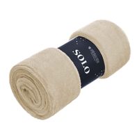 Koc narzuta z mikrofibry Solo 200x220 miodowy