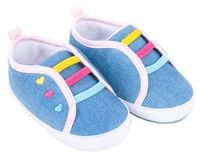 Buciki niechodki dziewczęce jeansowe OBO-184G 9-15 miesięcy