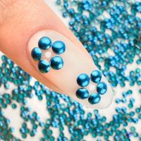 ShinePins gładkie ćwieki ozdoby do paznokci medium NTN Premium Nr 9 5g