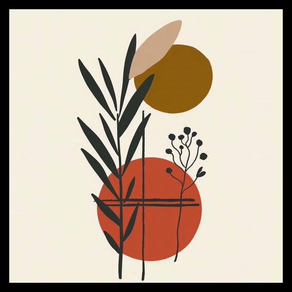 Plakat 30x30cm Kontrast w Botanice zdjęcie 2