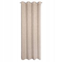 Elegancka zasłona gotowa SELMA Eva Minge 135x250 beż glamour moherowa nić