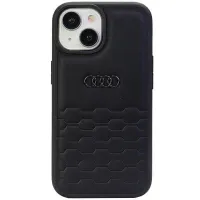 audi gt synthetic leather iphone 15 plus / 14 plus 6.7 czarny/black