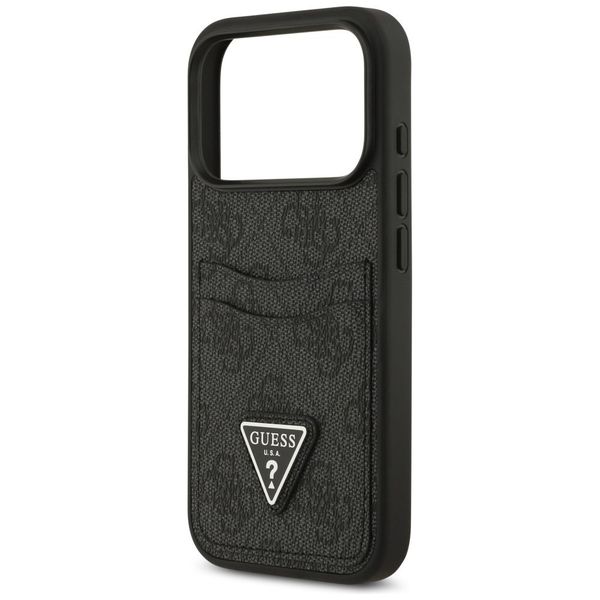 Etui Guess 4G Double Card Triangle do iPhone 17 Pro czarny zdjęcie 6