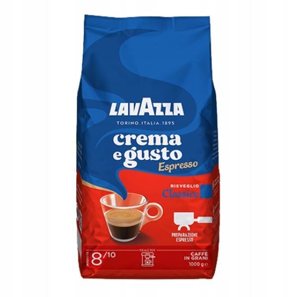 Kawa ziarnista Espresso Crema e Gusto Classico 1kg 1000g broda coffee zdjęcie 3