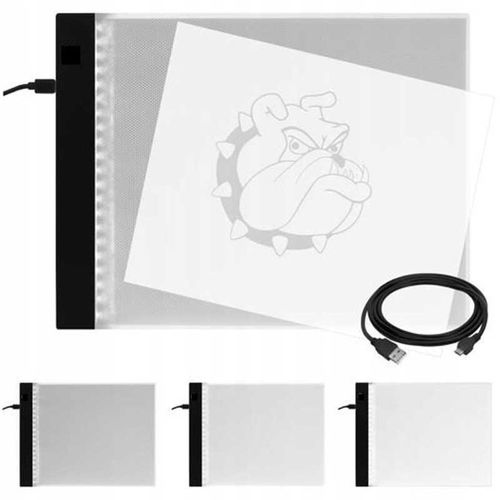 Tablet graficzny Deska Kreślarska do Rysowania dla Dzieci LED A4 Kalka na Arena.pl
