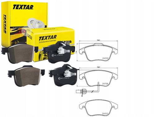 TEXTAR KLOCKI HAMULCOWE PRZÓD AUDI A5 2007-2017 na Arena.pl