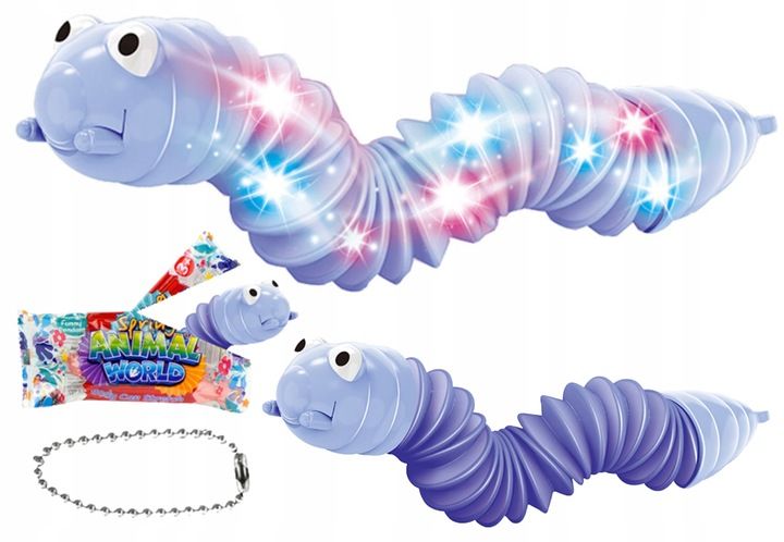 GĄSIENICA SENSORYCZNA ANTYSTRESOWA POP TUBE LED zdjęcie 1