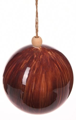Brązowa bombka 8cm # na Arena.pl