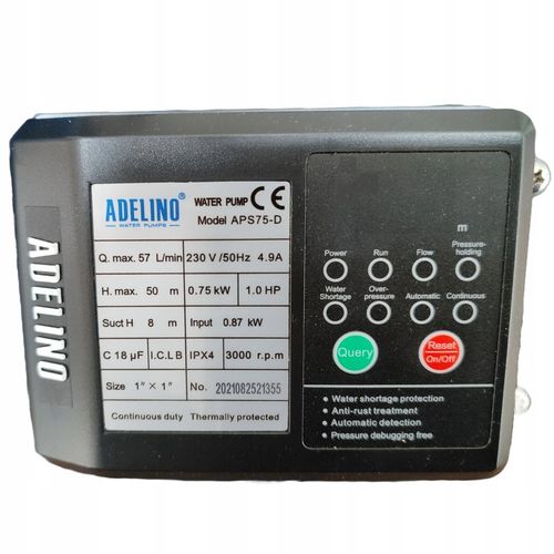 POMPA HYDROFOROWA + hydrofor APS75D 4500 l/h ENERGOOSZCZĘDNA CICHA na Arena.pl