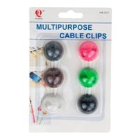 ORGANIZER UCHWYT NA KABLE DO KABLI PRZEWODÓW 6 SZT