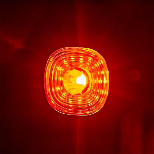 Lampka rowerowa czerwona SPECTER WT09 tył tylna oświetlenie na rower aku na Arena.pl