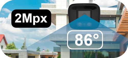 ZEWNĘTRZNA KAMERA IP WIFI 2MPX METALOWA WBUDOWANY MIKROFON I GŁOŚNIK IR30 na Arena.pl