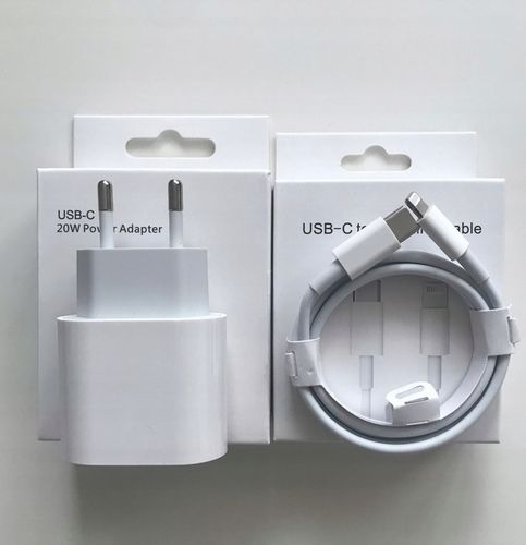 Zestaw do Ładowania IPhona X,11,12,13 Ładowarka + Kabel 1m/USBC Lightning na Arena.pl