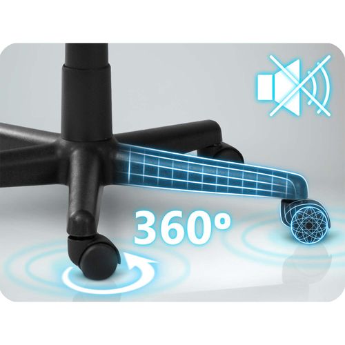 Fotel biurowy obrotowy Sofotel czarny na Arena.pl