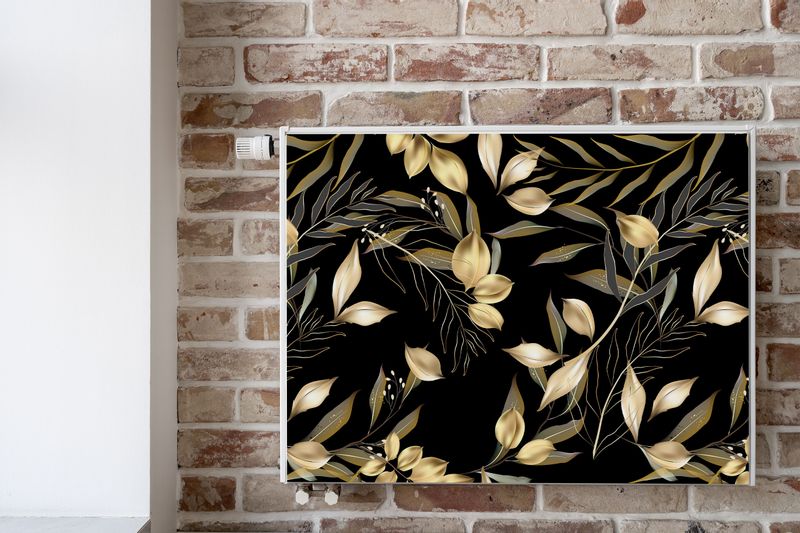 MASKOWNICA Magnetyczna Na Kaloryfer Ozdobne Liście Natura 80cm x 60cm zdjęcie 6