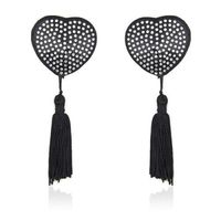 heart shine nipples tassels (argento)