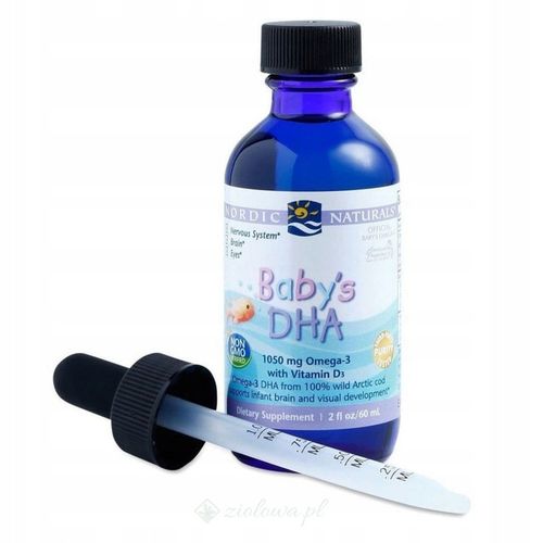 Nordic Naturals Baby's DHA z witaminą D3 60 ml na Arena.pl