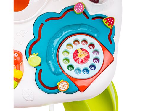 DLA NAJMŁODSZYCH STOLIK Z ZJEŻDŻALNIĄ  GRZECHOTKĄ I MELODIĄ na Arena.pl