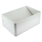 Kinkiet LAMPA ścienna BETI LED 5W 4000K 03102 Ideus prostokątna OPRAWA metalowa kostka cube przyścienna biała