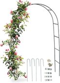 PERGOLA OGRODOWA ŁUK NA RÓŻE KWIATY 240cm + KOTWY