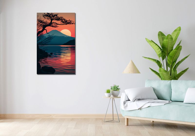 Obraz 60x100cm Góra Wieczorem zdjęcie 2