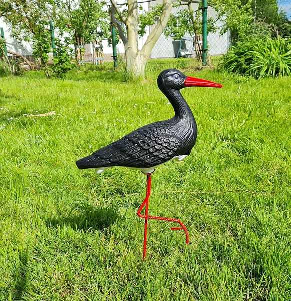 Figura decorativa da giardino Cicogna grande (H: 95 cm) - WW