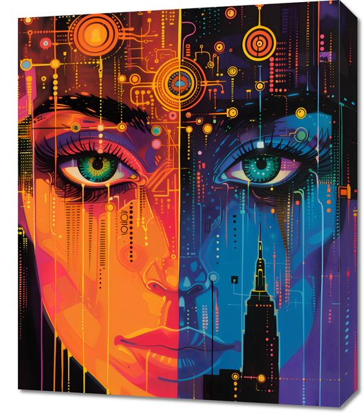 Obraz 50x60cm Cyfrowa Psyche zdjęcie 1