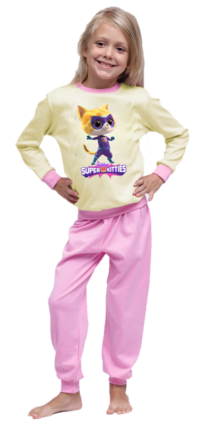 Piżama dziecięca Super Koty zdjęcie 2